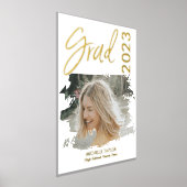 写真モダン大学院高等学校額縁フォイルPrin 箔ポスター (レイダウン)