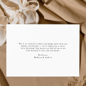 写真モダン妊娠を予定している 案内状