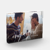 写真モダン婚約保存 フォトブロック (左)