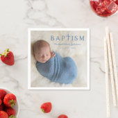 写真モダン宗教的クロスボーイバプテスマ スタンダードカクテルナプキン (インサイチュ)