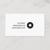 写真モダン家名刺 名刺 (裏面)