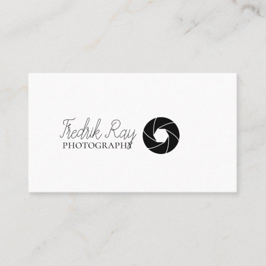 写真モダン家名刺 名刺 (正面)