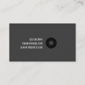 写真モダン家名刺 名刺 (裏面)