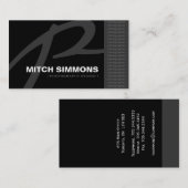 写真モダン家名刺 名刺 (正面/裏面)