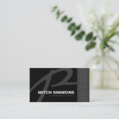 写真モダン家名刺 名刺 (スタンド正面)