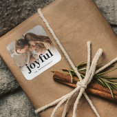 写真モダン家族のクリスマス スクエアシール