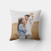 写真モダン家族コラージギフト クッション (裏面)