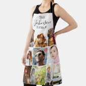 写真モダン家族コラージュ9 | カスタマイズ エプロン (インサイチュ)