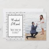 写真モダン彼は彼女が頼婚約と言った セーブザデート (正面)