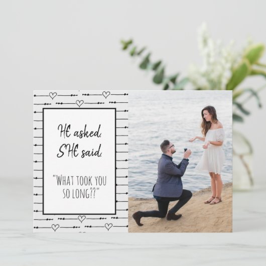 写真モダン彼は彼女が頼婚約と言った セーブザデート (スタンド正面)