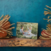 写真モダン愛するママのプラーク フォトプラーク (側面)