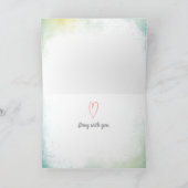 写真モダン愛ユニークバレンタインデーのカード シーズンカード (内部)