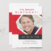 写真モダン招待状 招待状 (正面/裏面)