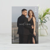 写真モダン救Our Date 招待状 (スタンド正面)