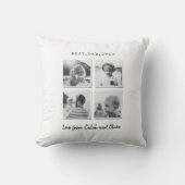 写真モダン数々のパパギフトエレガント白黒 クッション (正面)