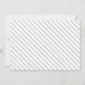 写真モダン日付の保存結婚式招待状 招待状 (裏面)