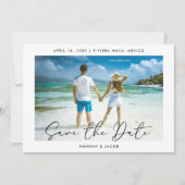 写真モダン日付の保存 セーブザデート (正面)