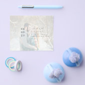 写真モダン日付の保存 チラシ (シングル)