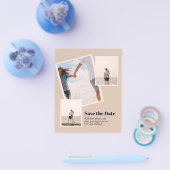 写真モダン日付の保存 – ADD 3写真 チラシ (シングル)