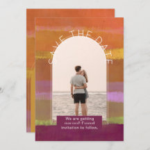 写真モダン日付を保存結婚する