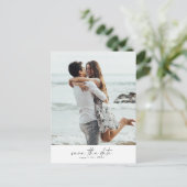 写真モダン日付PostCardを保存 案内ポストカード (スタンド正面)