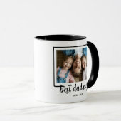 写真モダン最高のパパEver Black マグカップ (正面右)