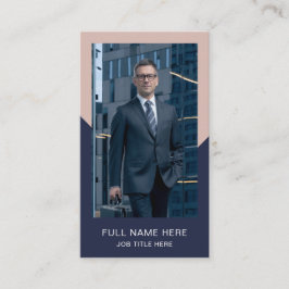 写真モダン業務用クリエイティブ名刺 名刺