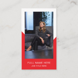 写真モダン業務用クリエイティブ名刺 名刺