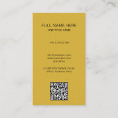 写真モダン業務用クリエイティブ名刺 名刺 (裏面)