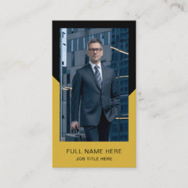 写真モダン業務用クリエイティブ名刺 名刺