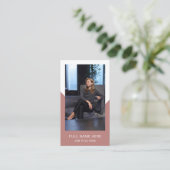 写真モダン業務用クリエイティブ名刺 名刺 (スタンド正面)