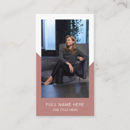 写真モダン業務用クリエイティブ名刺 名刺