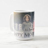 写真モダン母の日のマグカップ コーヒーマグカップ (正面左)