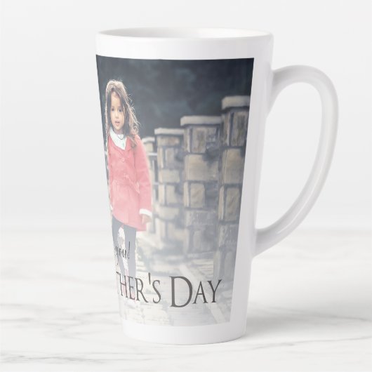 写真モダン母の日のラテマグカップ カフェラテマグ (右)