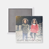 写真モダン母の日の磁石 マグネット (正面/裏面)