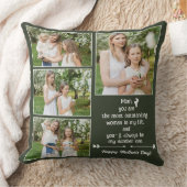 写真モダン母の日コラージュ装飾用クッション クッション (ブランケット)