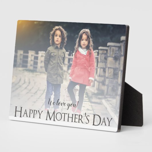 写真モダン母の日プラーク フォトプラーク (側面)