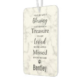 写真モダン犬ペット記念写真 カーエアーフレッシュナー (左)