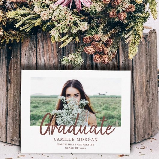 写真モダン発表2024はがき 案内ポストカード