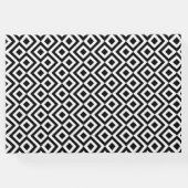 写真モダン白黒30歳の誕生日パーティー ゲストブック (裏面)