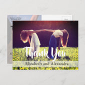 写真モダン素朴の有結婚難を祈る ポストカード (正面/裏面)