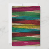 写真モダン素朴クリスマスカード シーズンカード (裏面)