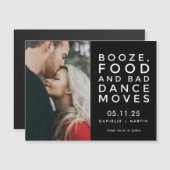 写真モダン結おもしろい婚日の保存 (正面/裏面)