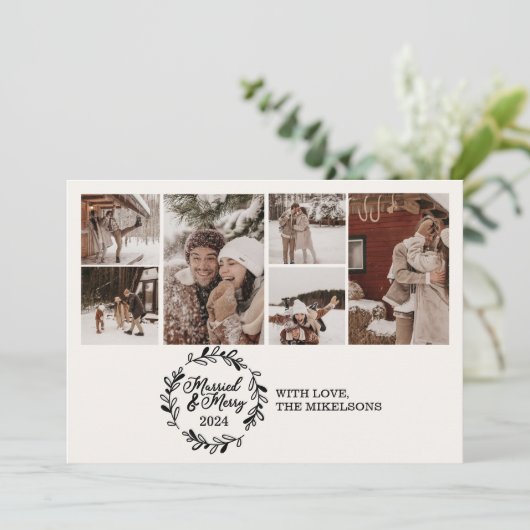 写真モダン結婚したとメリー シーズンカード (スタンド正面)