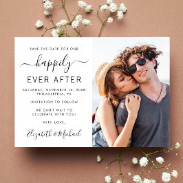 写真モダン結婚の セーブザデート