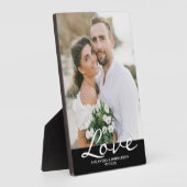 写真モダン結婚の フォトプラーク (側面)