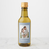 写真モダン結婚の ワインラベル (正面)