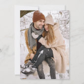 写真モダン結婚の 招待状 (裏面)