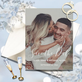 写真モダン結婚式の日付の保存