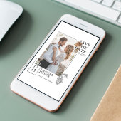 写真モダン結婚式の日付の保存 セーブザデート
